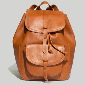 Madewell Tan Leather Backpack